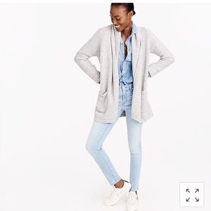 J Crew knit open cardigan sweater (Navy)